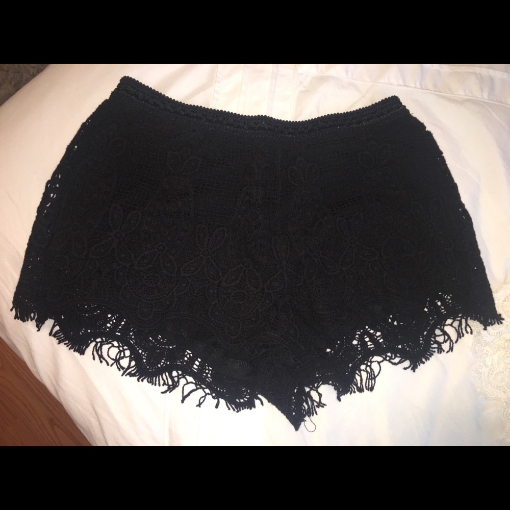 XS Mossimo Supply Co Shorts - black and white